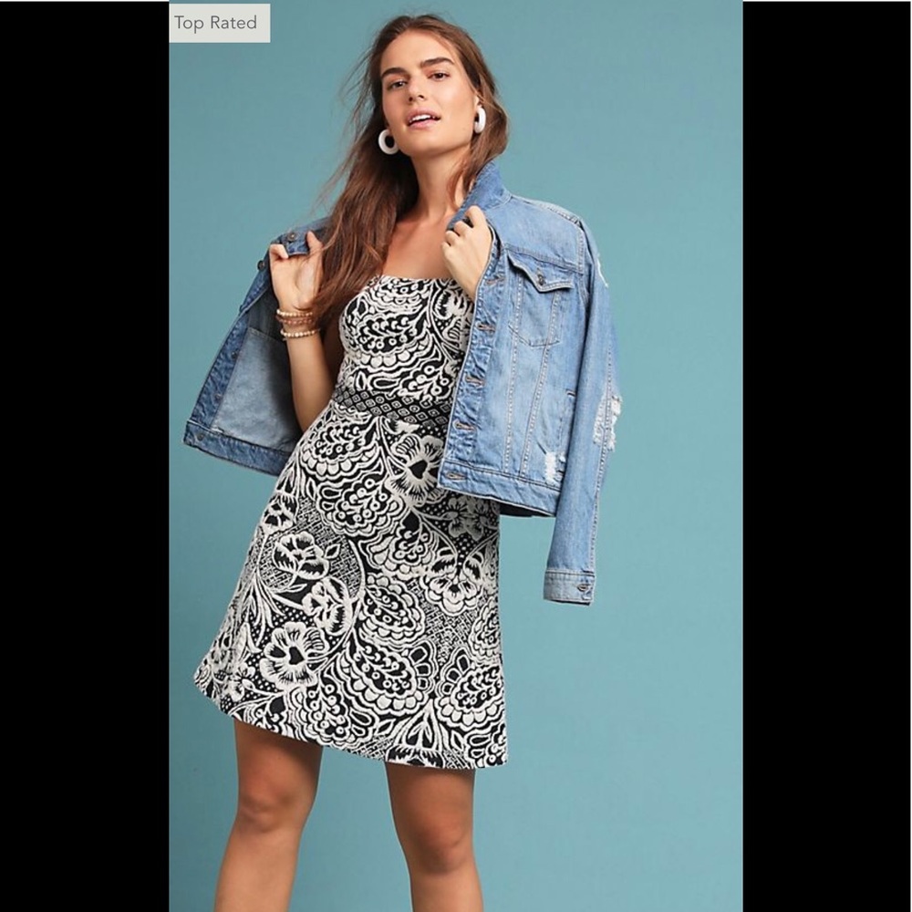 NWT Anthropologie VALERY STRUCTURED DRESS Sz. M
